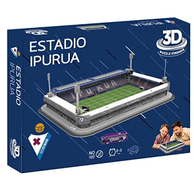 Image de BANDAI Puzzle 3D Stade Ipurue (Éibar), 14924, Bleu