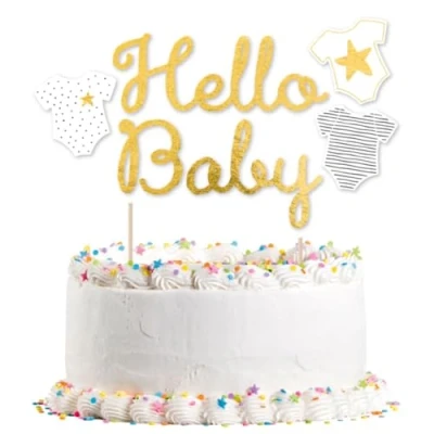 Image de Bouchon de gâteau Hello Baby