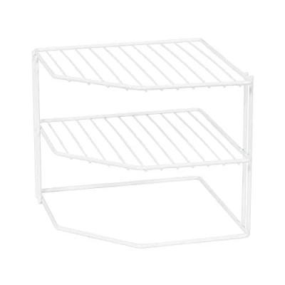Image de Compactor Étagère d&#039;angle, Blanc, 24 x 23 H.20,3 cm, RAN6970