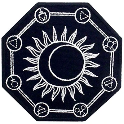 Image de Patch brodé en forme de Symbole l&#039;alchimie, à coudre ou coller avec fer repasser