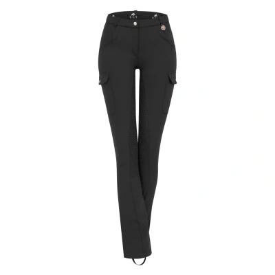Image de ELT Culotte d&#039;Équitation Jodhpur Micro Cargo Silicone Noir EU 38