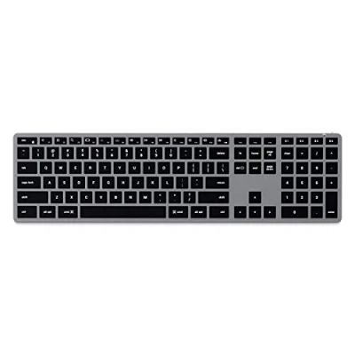 Image de Satechi X3 clavier Bureau Bluetooth QWERTY Anglais Noir, Gris Neuf