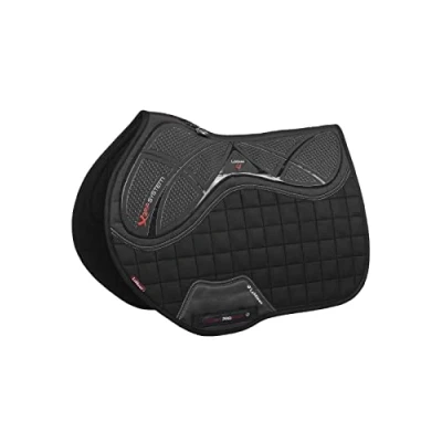 Image de LeMieux Tapis de Selle X Grip Square EuroJump Noir L (Full)