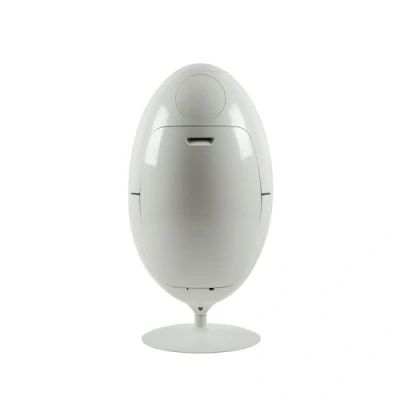 Image de SoldiDesign Ovetto Poubelle de Recyclage 54L (3 x 18L), Système tri sélectif, des déchets, 3 Compartiments, cuisine Blanc Taille Unique