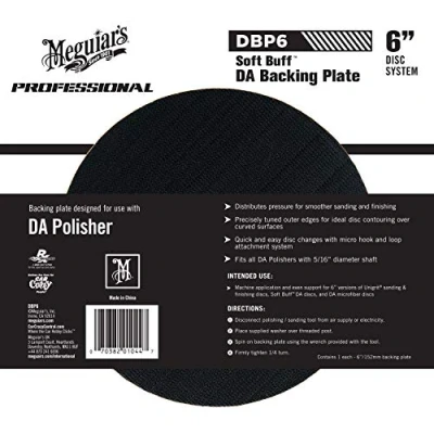 Image de Meguiar’s Plateau Disque 6&quot; / 152mm lustreuse Double Action, 6 in (15.24 cm)
