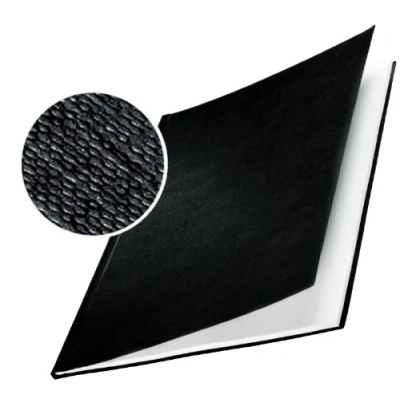 Image de Leitz Chemises Rigides, Lot de 10, Dos 7,0 mm, Noir, ImpressBIND, 73910095