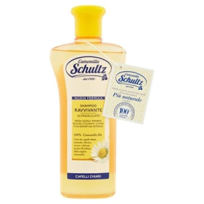 Image de Schultz Shampoo ravvivante, ultra Delicato, 100% Camomilla Bio 250 ml [confezione da 4]