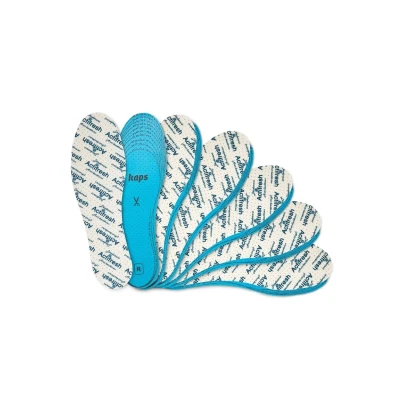 Image de Kaps 6 Pairs Refreshing Antibacterial SHOE Insoles CUT TO FIT Autres accessoires, Taille: One Size, White