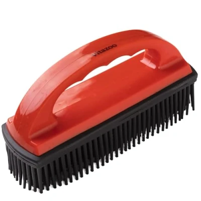 Image de vitazoo Brosse Anti Poils Animaux Nettoyage Siège de Voiture Tissu Intérieur avec Picots Spéciaux en Caoutchouc Effet Statique Ramasse Souple pour Textile