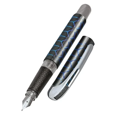 Image de Online stylo à encre College Let&#039;s Play │ plume ergonomique pour l&#039;école moyenne, partie soft grip cartouches d&#039;encre standard rechargeable │idéal enfants