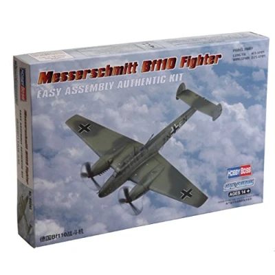 Image de Hobby Boss 80292 Messerschmitt Bf110 Fighter Kit de modélisme Gris