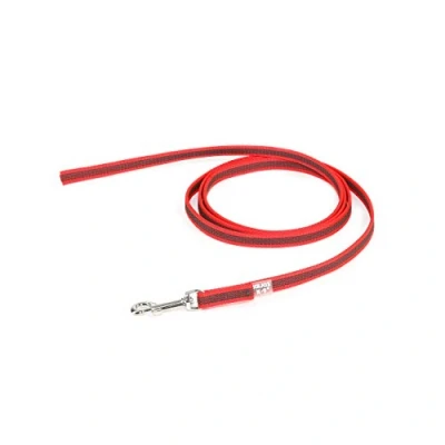 Image de Julius K9 218GM R 2 Laisse antidérapante Color &amp; Gray sans poignée, 14 mm x m, Rouge Gris