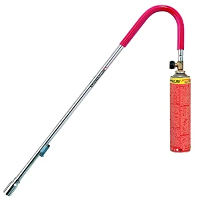 Image de ROTHENBERGER Désherbeur industriel avec 1 cartouche de gaz 600 ml pour le jardin comme désherbant Température la flamme 940 C Brûleur à Allumeur piézo 1000000189
