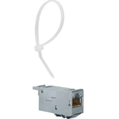 Image de Hager Module encastrable RJ45 E Dat CAT 6a VU603NWH VZ314RJ