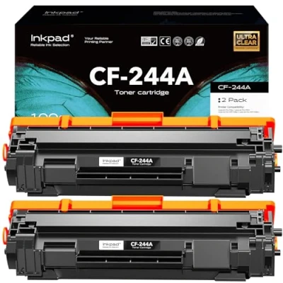 Image de iNKPAD CF244A Toner noir compatible avec HP 44A pour Laserjet Pro MFP M28w M15w M15a M28a