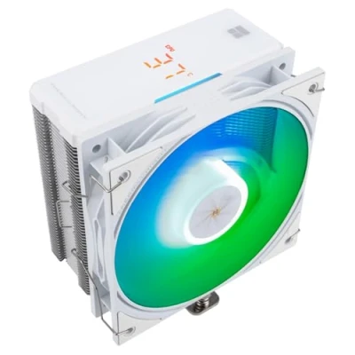Image de Thermalright Assassin X 120R ARGB White Refroidisseur d&#039;air numérique pour processeur, vitesse 2000 tr/min, 12 cm, silencieux PWM, AM4/AM5, Intel LGA1700/1851/115X/1200