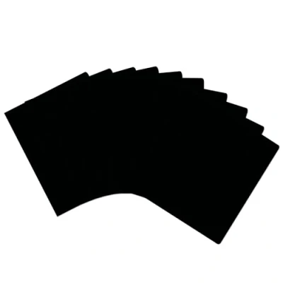 Image de Falken Lot de 10 chemises pliées prêtes à l&#039;emploi en carton recyclé Format A4 Reliure commerciale et administrative Noir Blauer Engel