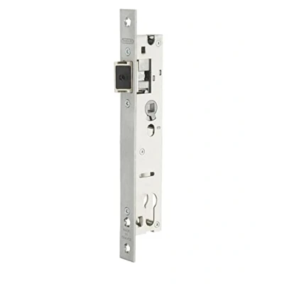 Image de THIRARD Boitier de serrure encastrable à cylindre pour menuiserie métallique, axe 21mm, L36, bouts carrés, inox