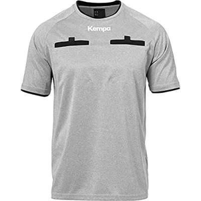 Image de Kempa 200310103 Maillot d&#039;arbitre Mixte Enfant, Dark Gris Mélange, FR : XS (Taille Fabricant 164)