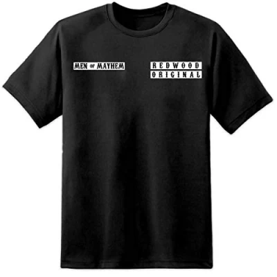Image de Sons of Anarchy T Shirt Samcro Jax Teller Opie Redwood Original Noir (L)