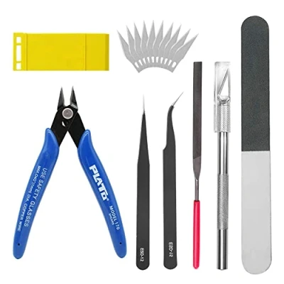 Image de ABMRO Ensemble d&#039;outils de Fabrication modèles 8 pièces, kit Construction Passe Temps pour l&#039;assemblage, la et réparation Base Gundam