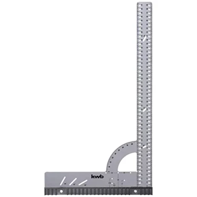 Image de kwb Angle universel/angle de butée 500 mm pour des mesures précises l&#039;angle avec amovible, marquage d&#039;angle fixe 30 et 45 divers points