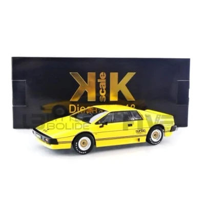 Image de KK Scale KKDC181195 Lotus Esprit Turbo Yellow 1981 echelle 1/18 modèle de Voiture