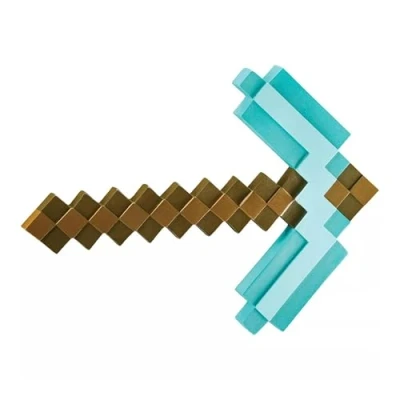 Image de Minecraft Jouet Mojang Déguisement, 65685, Pioche en Diamant, Taille Unique
