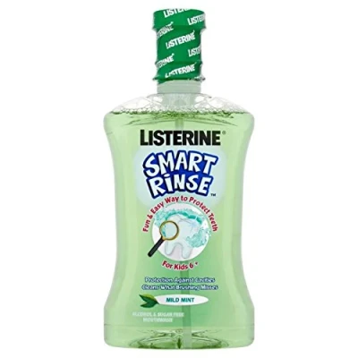 Image de Listerine Smart Rinse Menthe pour enfants à partir de 6 500 ml