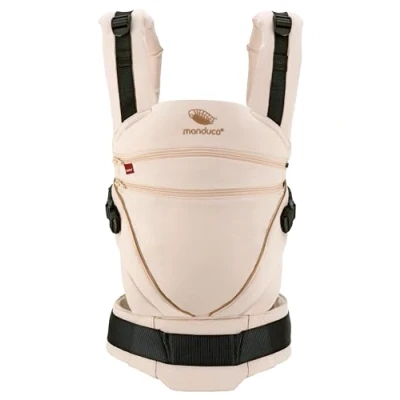 Image de manduca XT Porte Bébé &gt; denimpowder toffee &lt; Enfant ergonomique &amp; physiologique en coton bio Largeur d&#039;assise réglable continu pour nouveau nés dès la naissance tout petits (3,5 20kg)