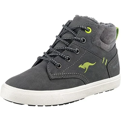 Image de KangaROOS Femme KAVU X Basket, Gris Acier/Citron Vert, 39 EU