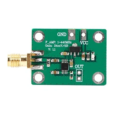 Image de Détecteur Logarithmique RF, Compteur de Puissance Mesure Haute Précision Fréquence AD8318 0,1 440 MHz, Pour RSSI, Contrôle La D&#039;émission et Détection D&#039;impulsions