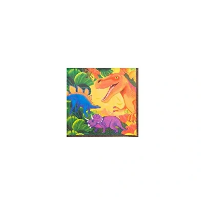 Image de Serviettes en papier de fête Motifs dinosaures Amscan