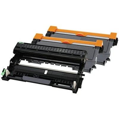 Image de Toner EXPERTE® DR2200 Tambour + 2X TN2220 TN2010 Compatible pour Brother HL 2220 2230 2240 2240D 2250DN 2270DW 2130 2132 2135W FAX 2840 2940 MFC 7360N 7460DN 7860DW DCP 7055 7055W 7060D 7065DN