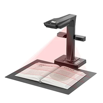 Image de CZUR ET16 Plus Scanner de Livres et Documents Professional, Capturez Jusqu&#039;au Format A3, Compatible avec Windows macOS, Convertit Les en PDF, Word, Tiff, Excel