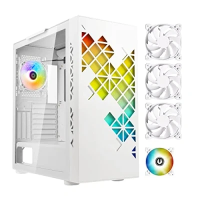 Image de Boitier PC Moyen Tour BITFENIX Flow (Blanc)