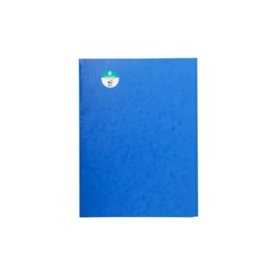 Image de Exacompta Réf. 56407E 1 chemise simple sans élastique avec 3 rabats en carte lustrée 390 g/m² certifiée FSC dimensions 24 x 32 cm pour documents format A4 couleur bleu