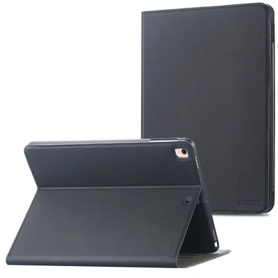 Image de Accezz Housse Classic Tablet Stand pour iPad 6 (2018) 9.7 pouces / 5 (2017) Air 2 (2014) Noir Neuf