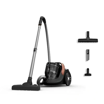 Image de Rowenta Green Force Cyclonic Effitech Aspirateur sans sac, 2,5 L, 68 dB(A), Basse consommation, Haute filtration, Eco conception, Fabriqué en France RO7C30EA