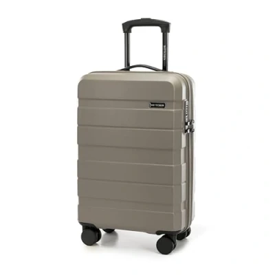 Image de WITTCHEN COMODO Line Petite Valise Bagages à Main Cabine de Voyage Bagage Rigide en ABS Serrure TSA Taille S Doré