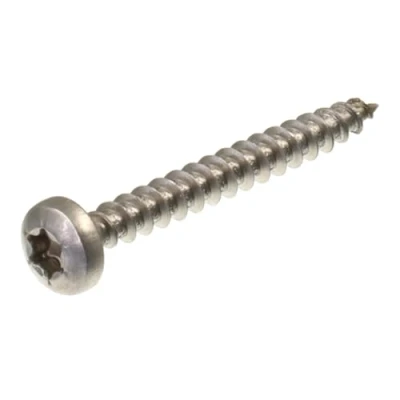 Image de SECCARO vis pour panneaux d&#039;aggloméré 4 x 35 mm en acier inoxydable V2A VA A2, à bois entièrement filetée TX/hexalobulaire, 200 pièces