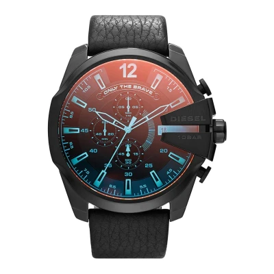 Image de Diesel LG RD BLK ST Montre à aiguilles, Homme, Taille: One Size, Schwarz