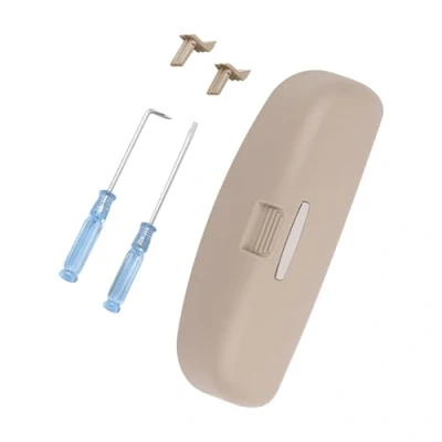 Image de , pour Audi A4 B9 B8 A5 A6 C7 C8 C6 Q3 Q5 Q7 A3 8V 8P S3 A7 A8 Étui à Lunettes de Voiture Porte Soleil Accessoires boîte