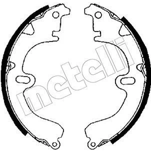 Image de Jeu de mâchoires frein à disque METELLI 53 0417