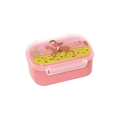 Image de SIGIKID Fille, Boîte à Goûter avec Motifs Colorés, Gina Galopp, Rose, 25006