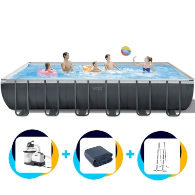 Image de Intex 24Ft X 12Ft 52In Ultra XTR Rectangular Pool Set