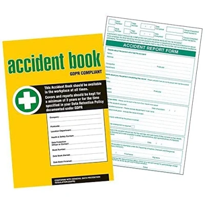 Image de V Safety Carnet de déclaration d’accident pour lieu travail Format A4 [français non garanti]