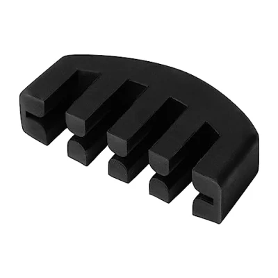 Image de sourcingmap Lourd Caoutchouc Acoustique Violon Pratique 1/2 3/4 4/4 Silencieux Noir