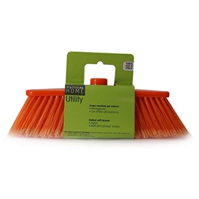 Image de MartiniSPA Home Utility 7077p00 Balai d&#039;intérieur, Polypropylène, Fibres PVC/PST, Multicolore, 8 x 33 11 cm