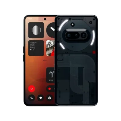 Image de Nothing Phone (3a) 128 GB Smartphone avec Appareil Photo Frontal 32 MP, Ultra Zoom x30, Charge Rapide 50 W et écran AMOLED Flexible de 6,77&quot; FHD+ Noir